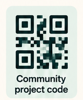 Community project QR code